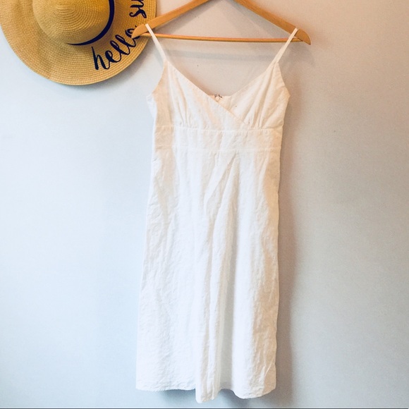 J. Crew Dresses & Skirts - J Crew White Eyelit Sundress ☀️ Size Small